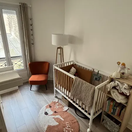 T3 Bright And Quiet 2 Steps Montmartre Batignolles Appartamento